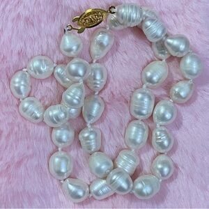 Elegant White Akoya Pearl Necklace